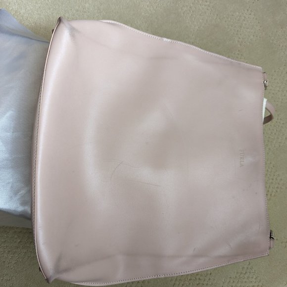 Furla Pale Pink Leather Bag - Picture 8 of 11
